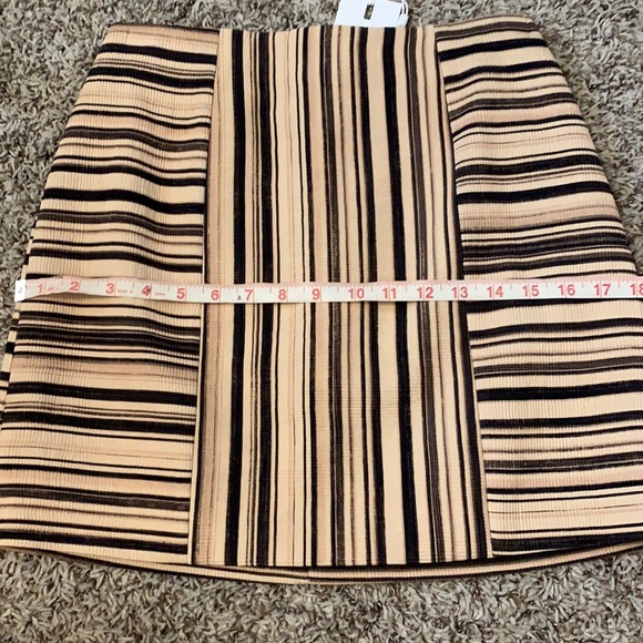 NWT CMEO Collective Making Time Black + Sand Skirt - Picture 6 of 8